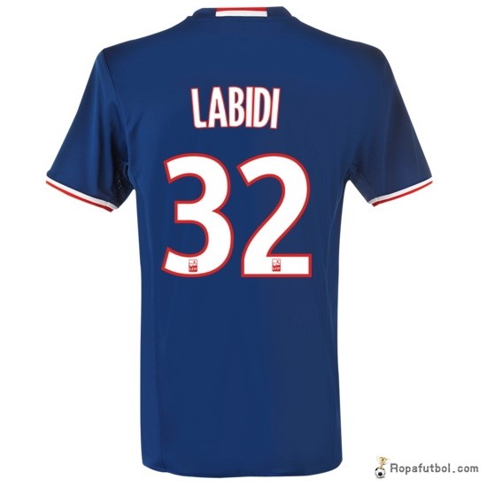 Camiseta Lyon Replica Segunda Ropa Labidi 2016/17 Azul